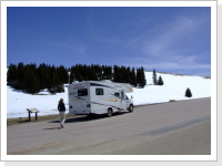 Auf dem Highway 14, Wyoming