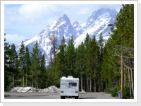 Highway 89 im Grand Teton National Park, Wyoming